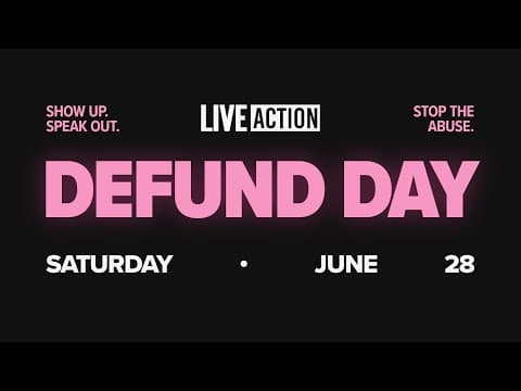 Thumbnail for Defund Planned Parenthood Day Rally - Anaheim, CA with Lila Rose, Lianna Rebolledo & More