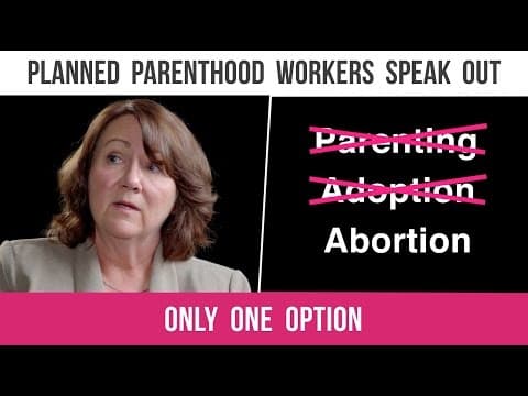 Thumbnail for Former Manager: There’s only one option for pregnant women at Planned Parenthood