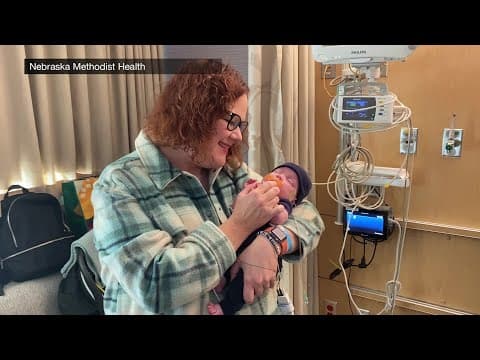 Thumbnail for Miracle baby Buddy, born at 14.1 ounces, leaves Methodist Women's Hospital