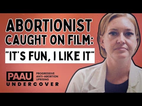 Thumbnail for Abortionist Caught On Camera: "It's fun, I like it" | Virginia ReproRising Gala '25 Undercover Video