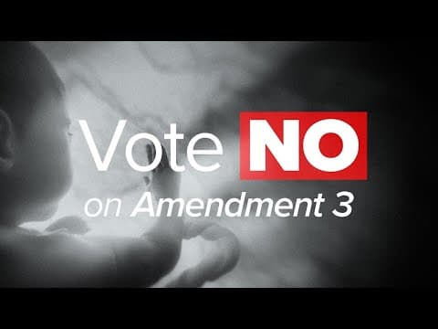 Thumbnail for Vote NO on Amendment 3 to Stop Abortion on Babies Through 9 Months in Missouri - Live Action Victory